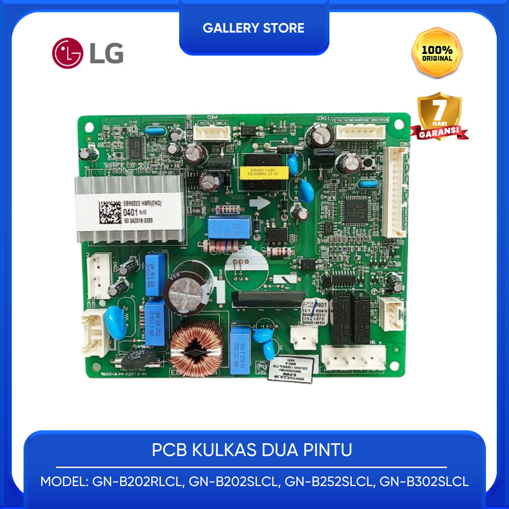 Modul PCB Lemari Es INVERTER LG MODEL GN-B202RLCL / GN-B202SLCL / GN-B252SLCL / GN-B302SLCL EBR 8223