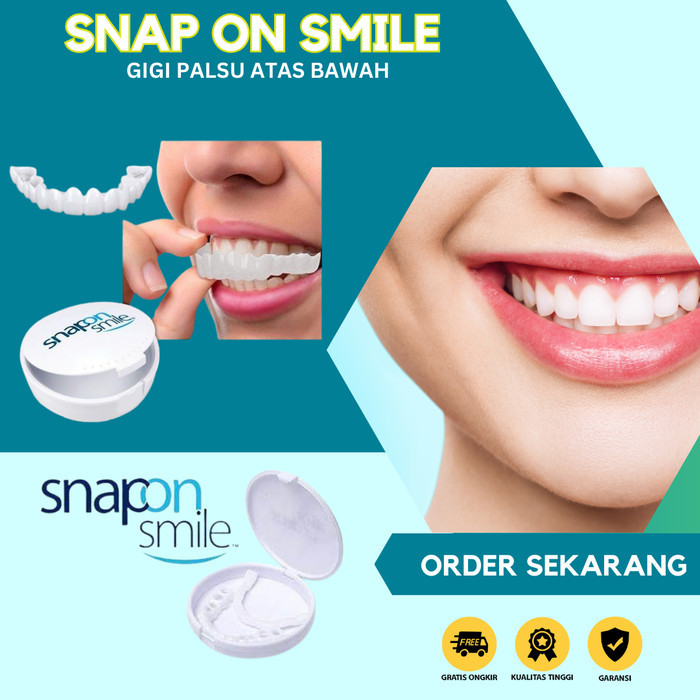 KUAT BUAT MAKAN Snap On Smile Veneers Gigi Perfect Smile Gigi Tiruan