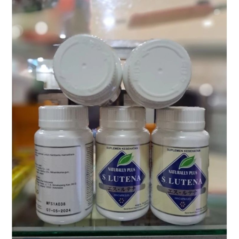 S lutena suplemen mata asli original