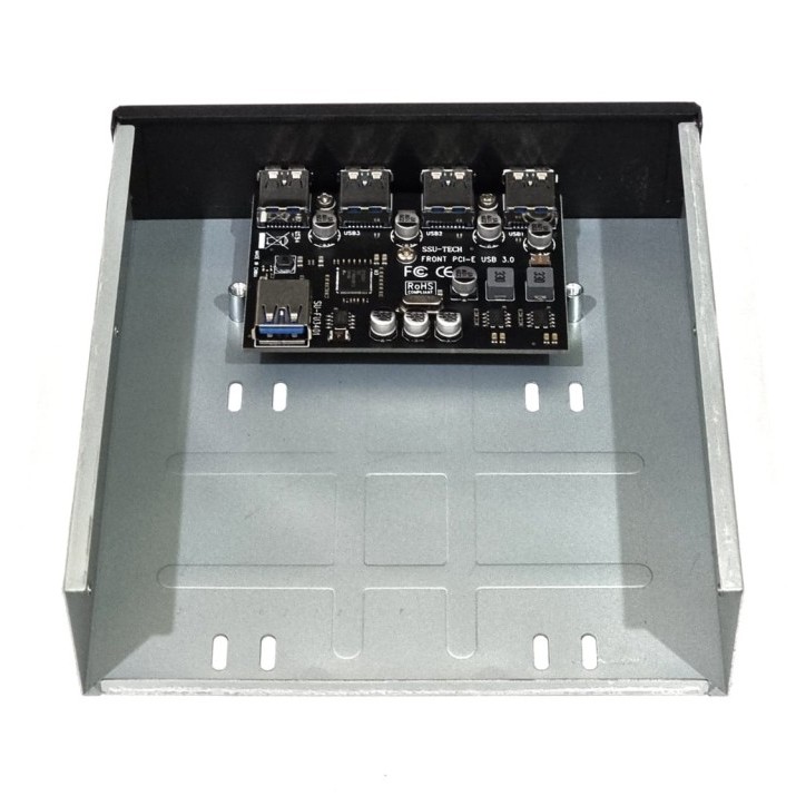 USB Front Panel Pcie 4 Port USB3.0 High Speed 5.25 inch