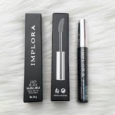 IMPLORA Deep Black Mascara Extra Black BPOM ORI / Maskara Implora BY LYNETTE luginasari