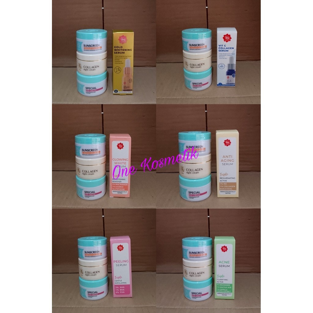 Viva Paket Anti Flek Noda Hitam | Paket Flek Glowing Serum Viva | Paket Perawatan Skincare | Serum G