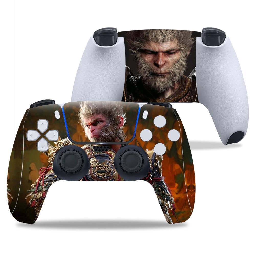 

For PS5 Controller Black Myth Sun Wukong Stickers Dust-proof Protective Sticker Decal Cover for PlayStation 5 Game Accessories