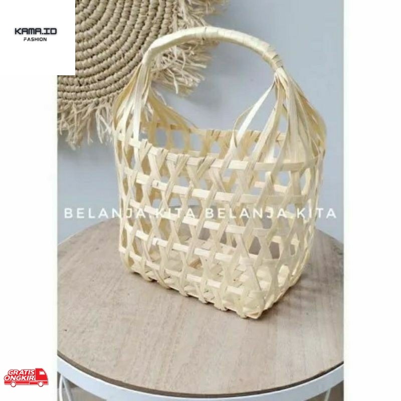 Anyaman Terkini / Anyaman Tas Keranjang Hampers Snack Makanan Ringan Kue Keranjang Parsel Lebaran