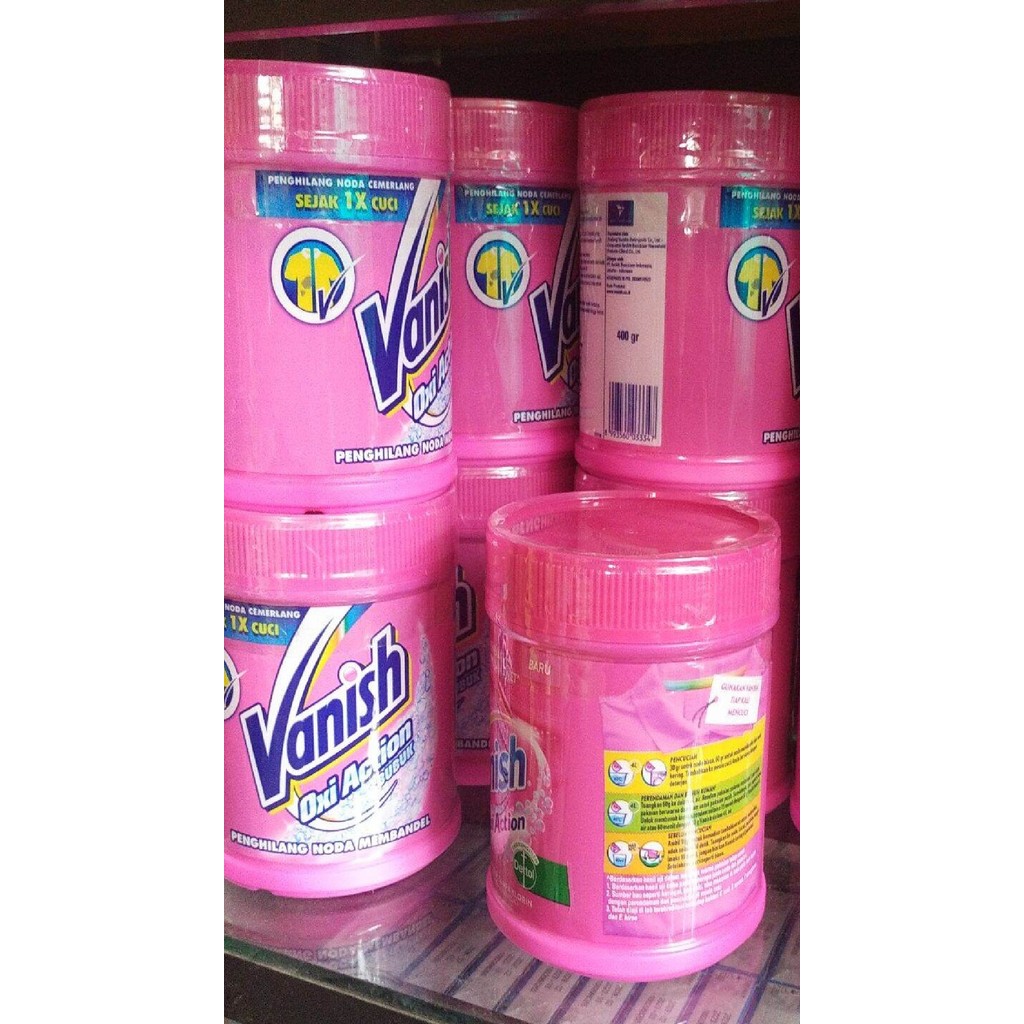 Penghilang Noda Membandel VANISH oxi action bubuk 400g