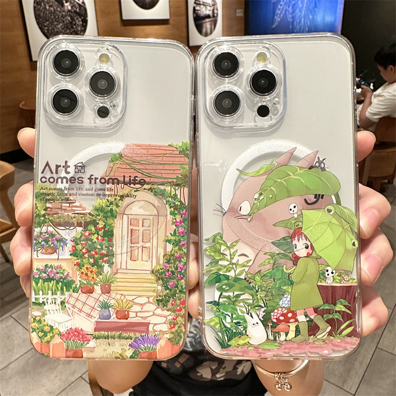 Tema Totoro Casing POCO M6 Pro 4G 5G Redmi C85 Note 13 Pro Plus A3 POCO X6 Pro 5G C65 F5 13C Xiaomi 