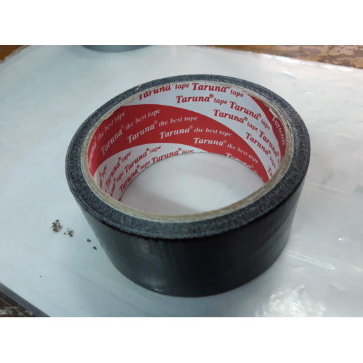 

Lakban kain hitam black 2 inch x 7 meter / cloth tape 44 mm x 7 meter