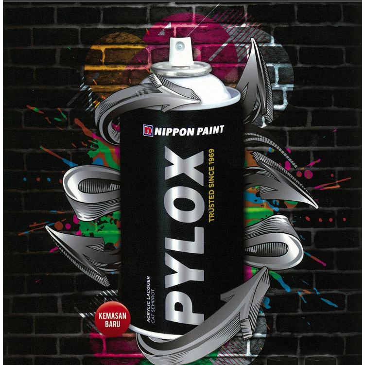 PYLOX CAT DASAR SEMPROT SPRAY PYLOX PILOK SURFACER PRIMER EPOXY 300CC CAT SPRAT