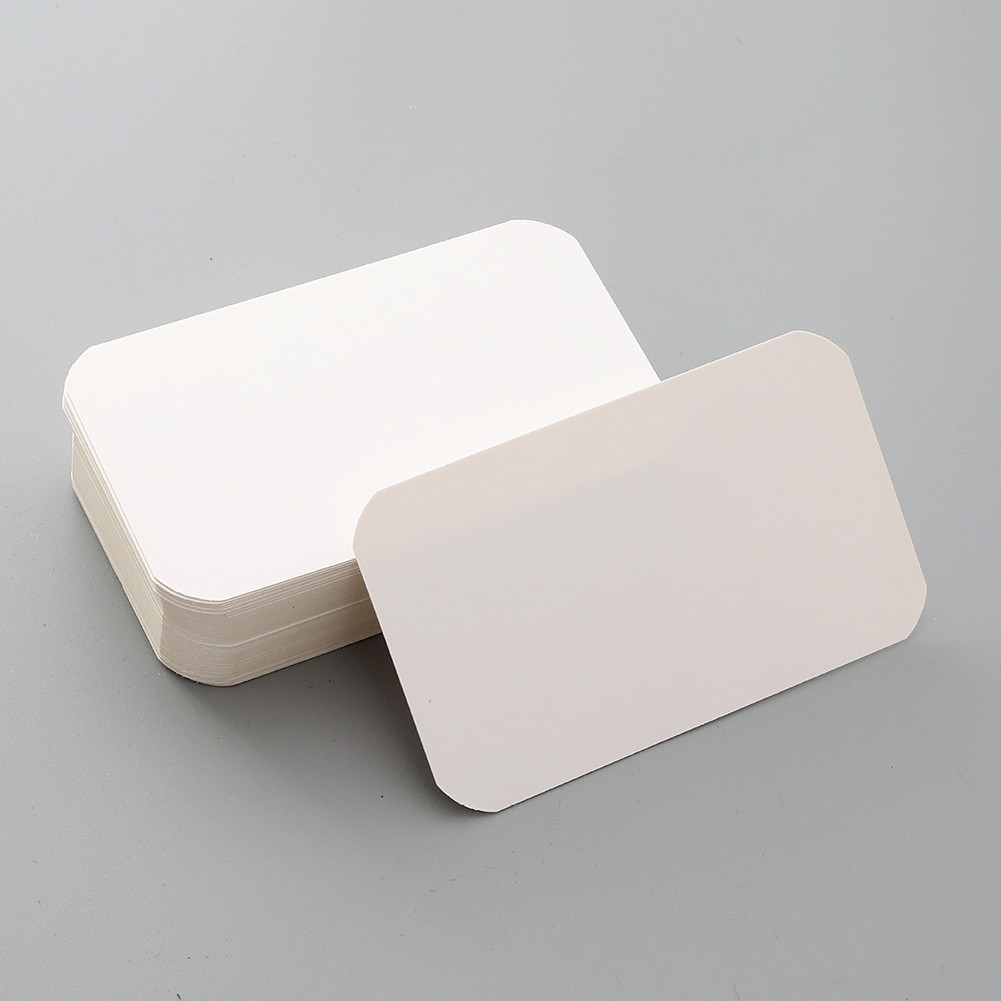 

100pcs/box Business Card Note DIY Message Word Thanks Greeting Card Appreciation Cardstock Gift Study Thank You Blank Paper