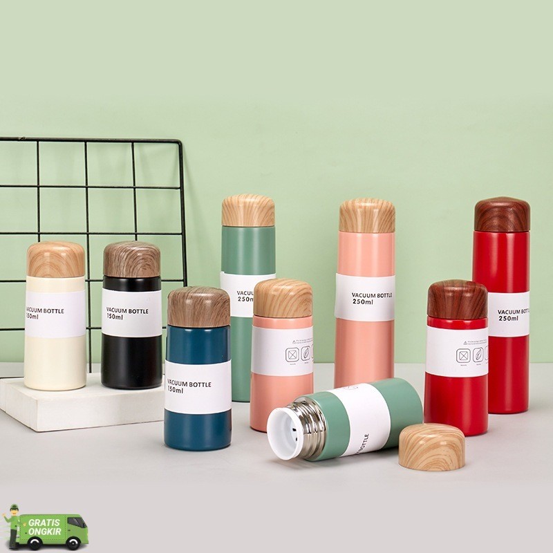 Termos Pocket / Botol Termos Mini Stainless Steel / Vacuum Bottle Thermos Tumbler Japanese Style 150