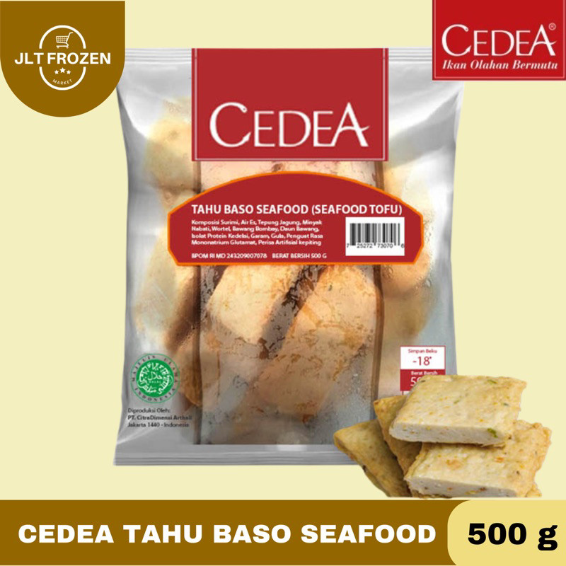 

Cedea Tahu Baso Seafood / Seafood Tofu / Bakso Tahu Seafood - 500g