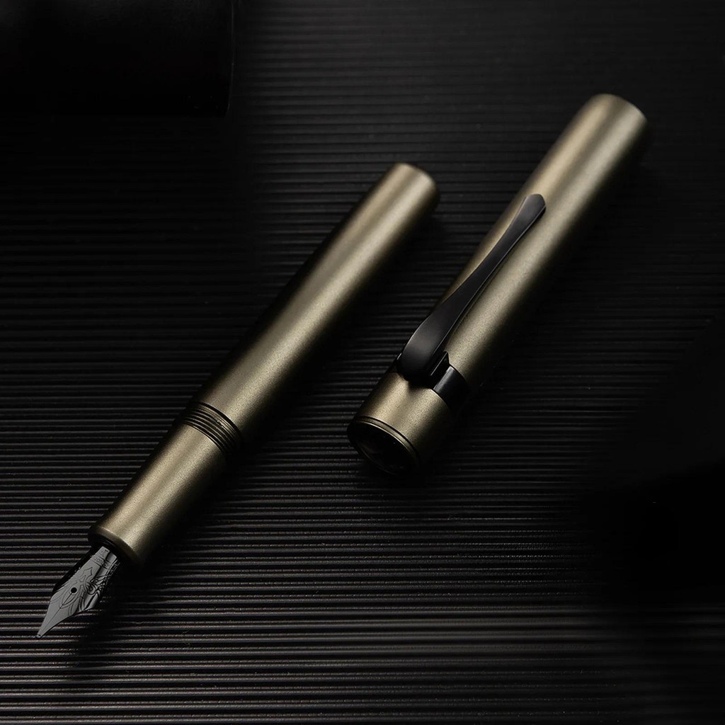 

Hongdian M2 Fountain Pen Mini Black Forest Metaverse design EF F Nib School Office Supplies Writing Stationery Pocket pens Gifts