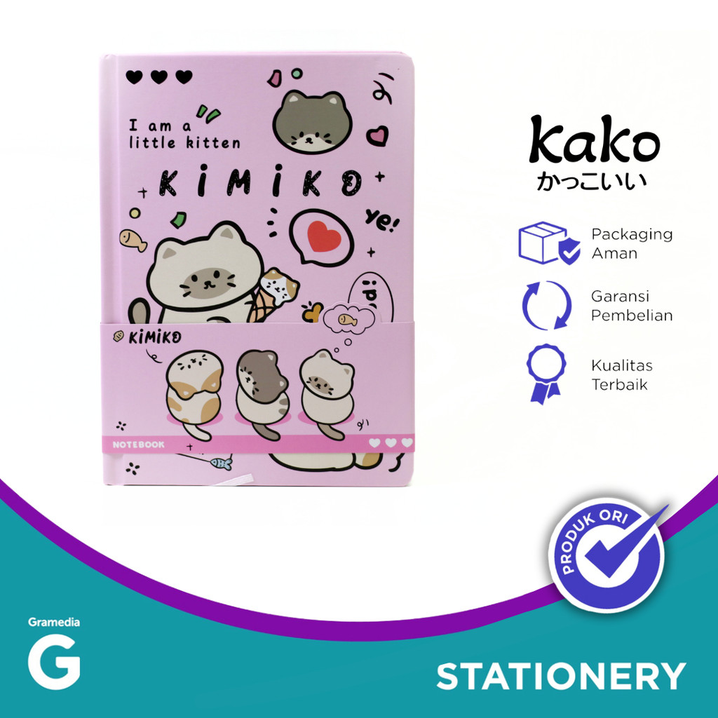 

Kako Kimiko Notebook A5 Pink