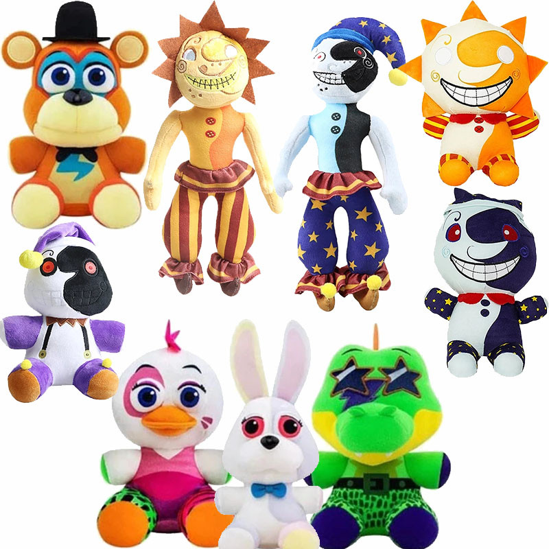 2022 New Fnaf Sundrop Plush Toys Security Breach Fnaf Mangle Foxy Freddy Fazbear Plush Toy Game Doll