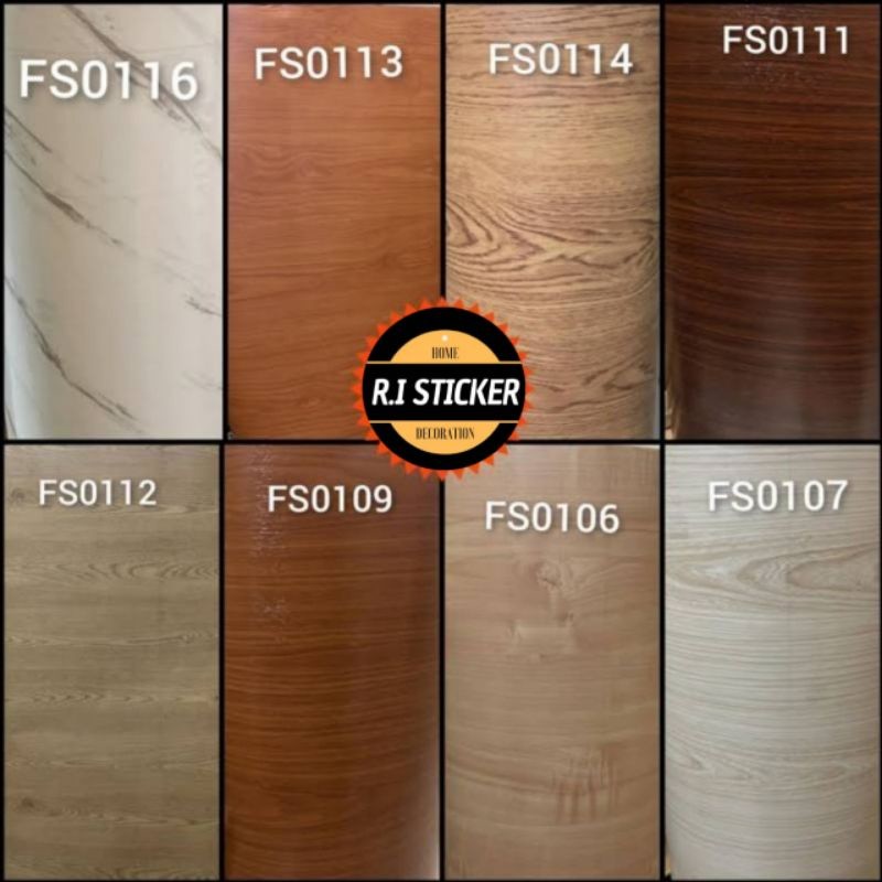 HPL STICKER / HPL MOTIF KAYU / PELAPIS KAYU TRIPLEK MEJA DINDING PINTU