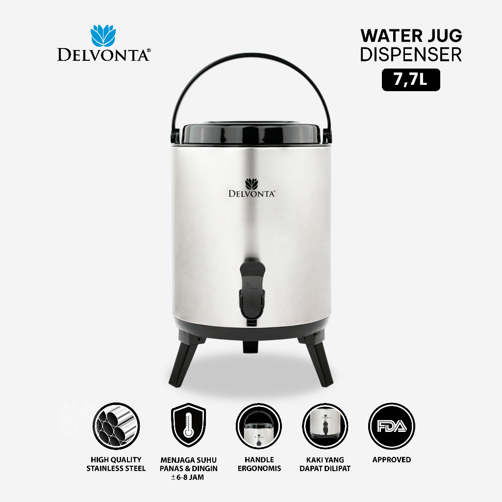 NEW DELVONTA WATER JUG 7.7l