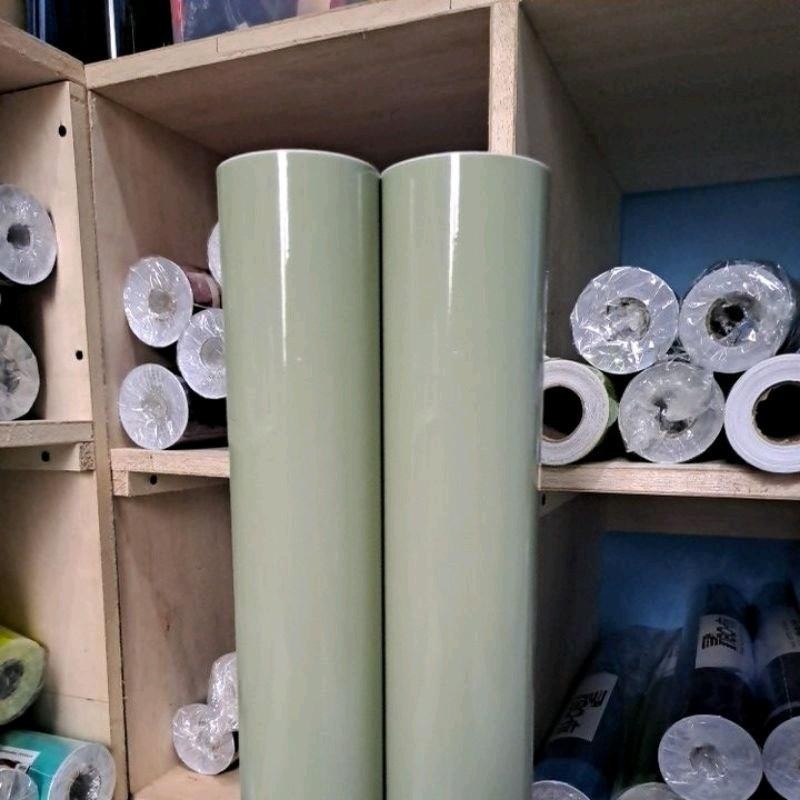 skotlet hijau sage glossy stiker skotlet motor glossy