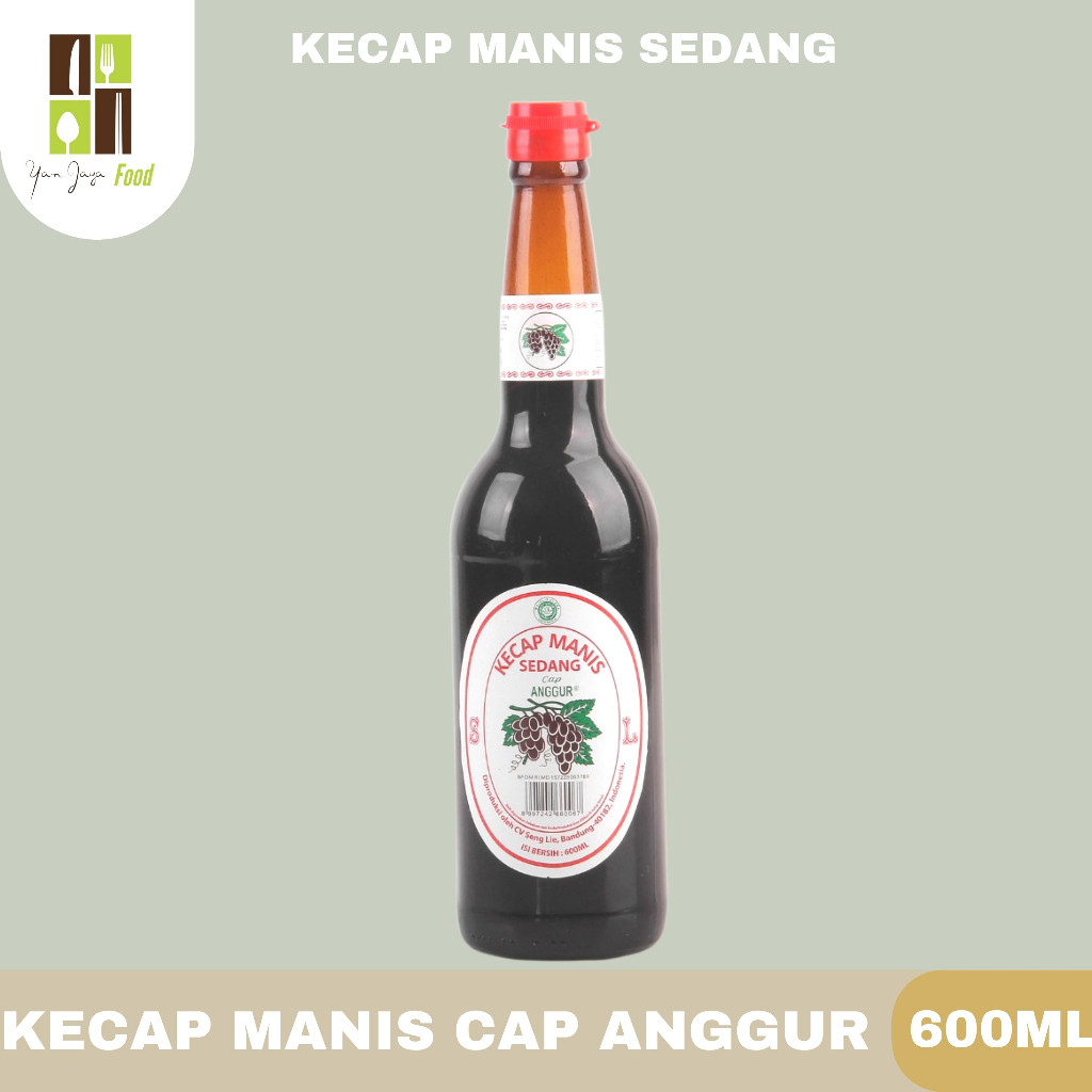 

ADY78 Kecap Manis Cap Anggur / Senglie / Kecap Manis / Kecap Manis Sedang 600ml