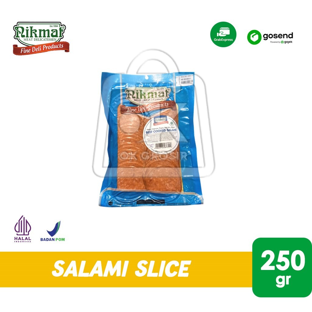 

Beef Salami Sliced Nikmat Daging Sapi Bumbu Salami (KHUSUS INSTANT)