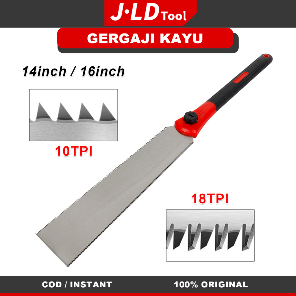 JLD Gergaji Tangan Wood Saw Double Side Blade 12inch