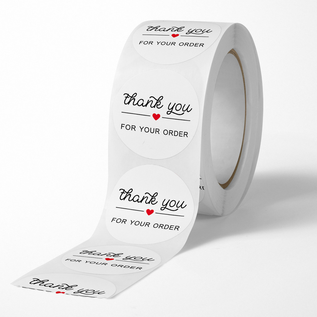 

SERENITY (SLT03) Sticker Stiker Label Makanan Thank You For Order