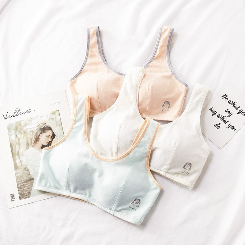 MS 6621 MINISET STEP 2 POLOS PREMIUM SD SMP MINI SET BH BRA KATUN ANAK REMAJA PEREMPUAN TALI TEBAL W