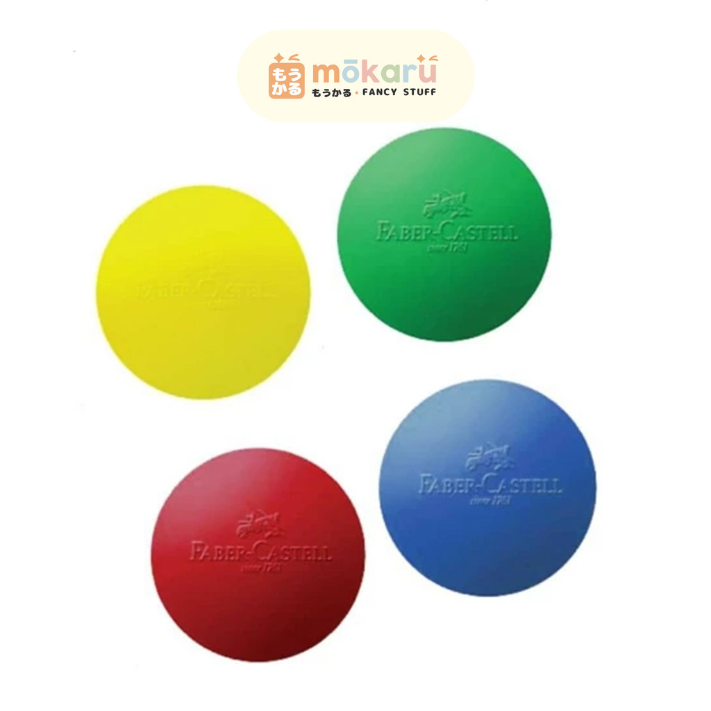

Faber Castell Grip Eraser Round Pouch / Penghapus Crayon Krayon Bentuk Bulat Murah Berkualitas