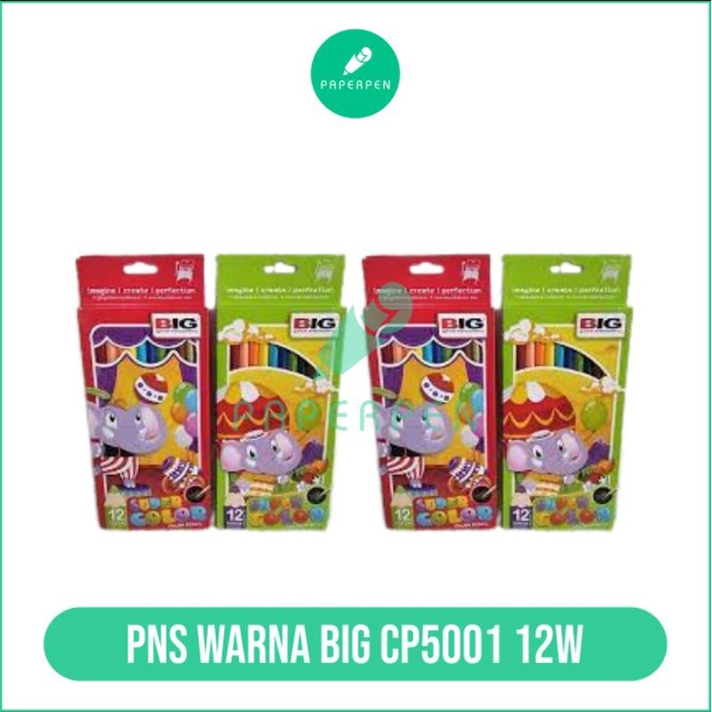 

(PST.ATK) PENSIL WARNA BIG CP5001 12 WARNA PANJANG