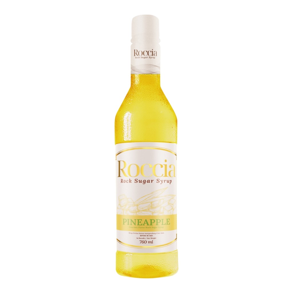 

Roccia Pineapple Rock Sugar Syrup Sirup Rasa Nanas