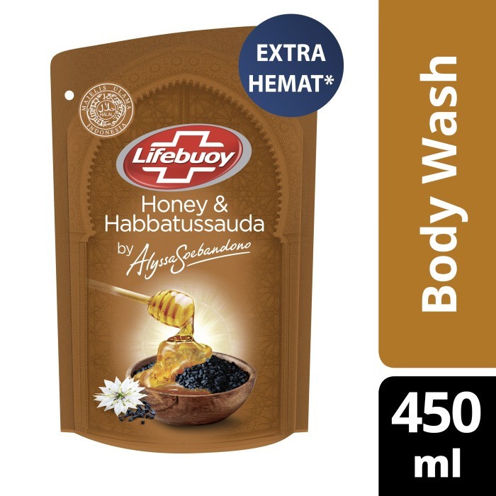 Lifebuoy Sabun Cair Honey & Habbatussauda 450Ml