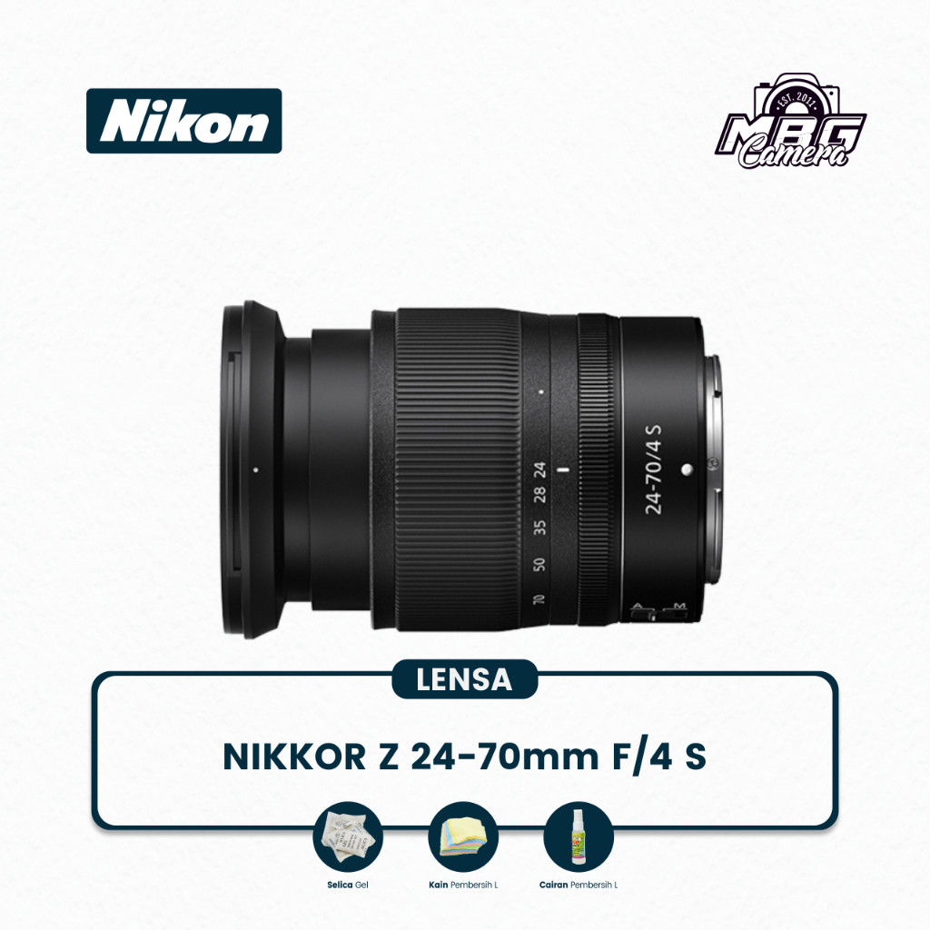 LENSA NIKON NIKKOR Z 24-70MM F/4 S LENSA NIKON Z 24-70MM F4 / NIKON Z 24-70MM F4 S / NIKON Z 24-70MM