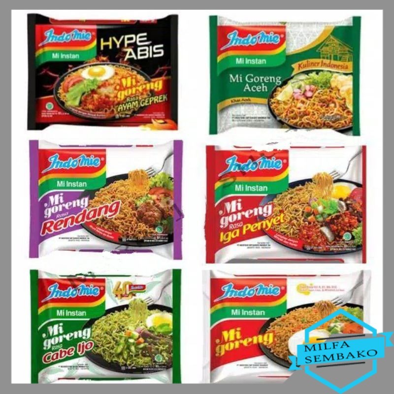 

HS14 Indomie 5PCS/PACK Goreng Ayam Geprek Hype, Aceh, Mi goreng
