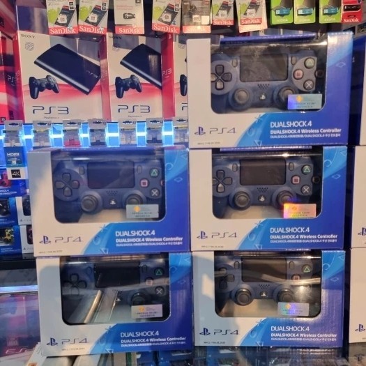 BEST -Stik Ps4 Original Garansi Resmi Sony 1thn - ORI JPN NO BOX, Hitam