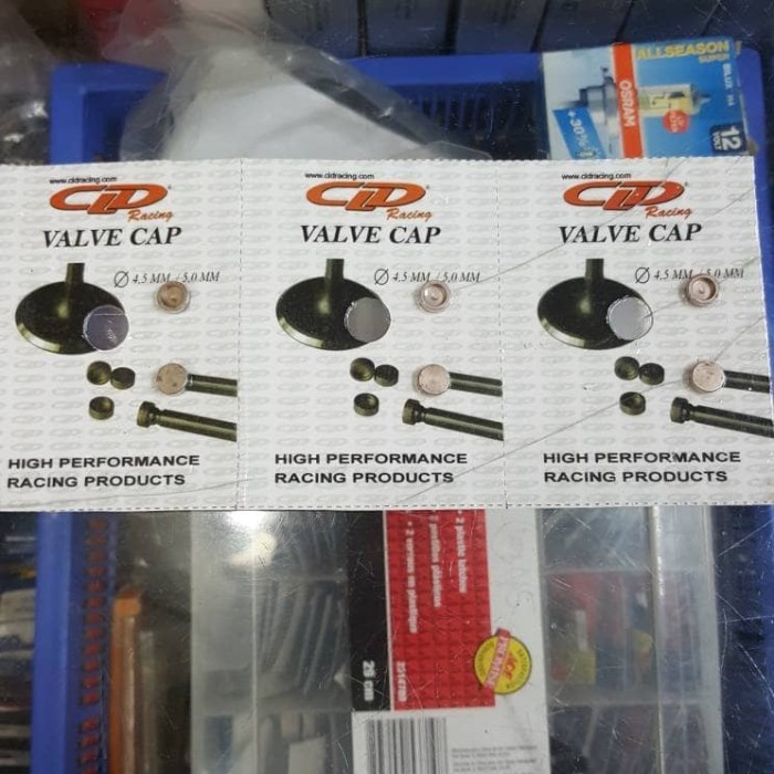 READY Topi Klep Valve Cap 4.5mm 5mm CLD SHIM Sim jupiter mio fu beat