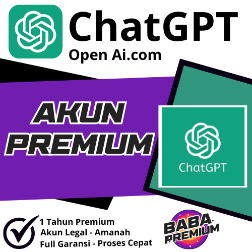 CHATGPT 4 PLUS PREMIUM 1 TAHUN GARANSI