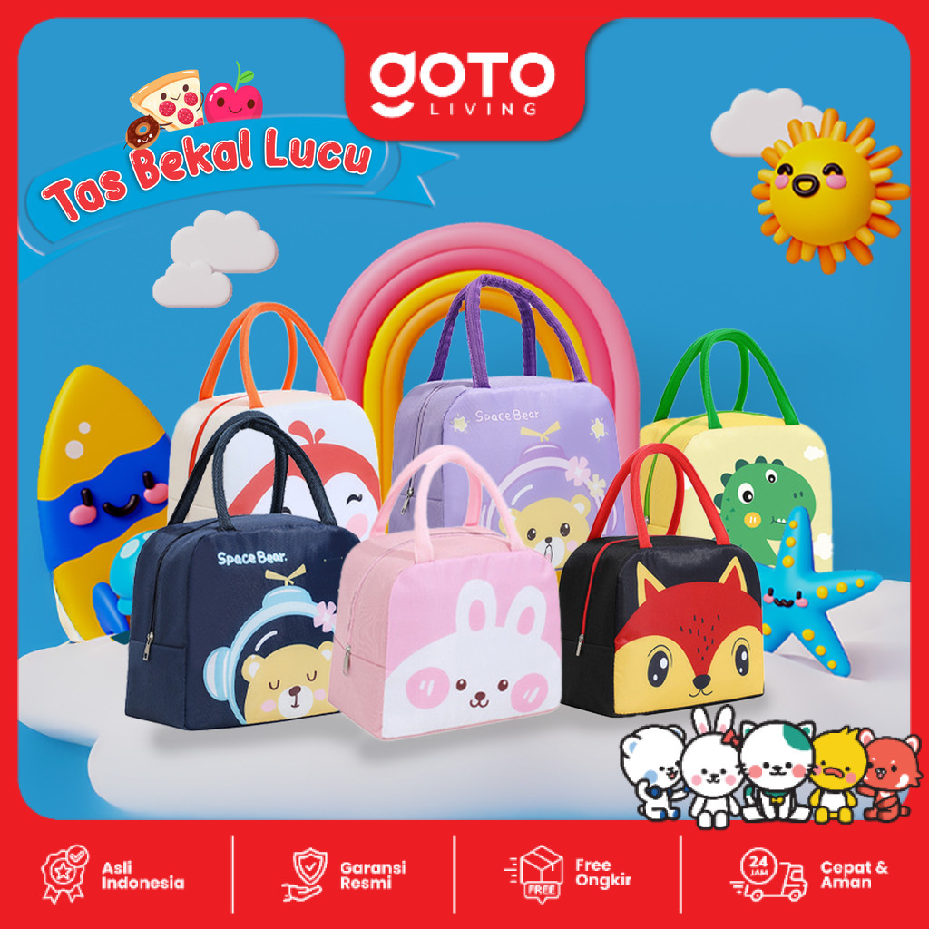 Goto Pikabo Lunch Bag Tas Bekal Makanan Tempat Makan Anak Sekolah