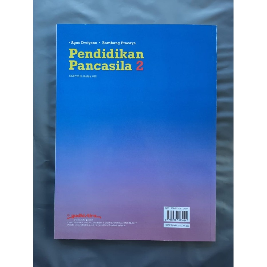 

Pend Pancasila K.Merdeka Yudhistira SMP/MTs Kelas 8