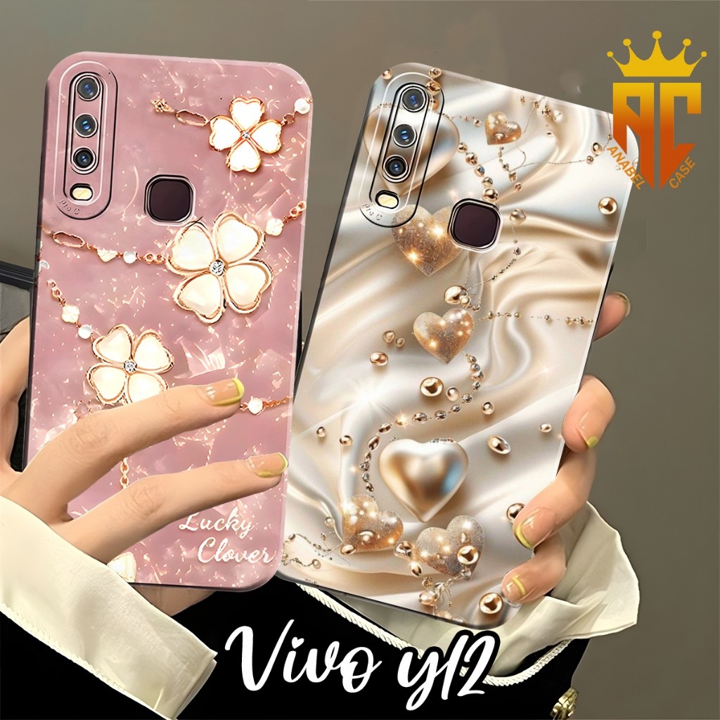 SOFTCASE VIVO Y12 Y12I Y15 Y17 Y19 Y30 Y30I Y50 Fashion Case Motif Kupu - Kupu Cantik - Case Vivo - 