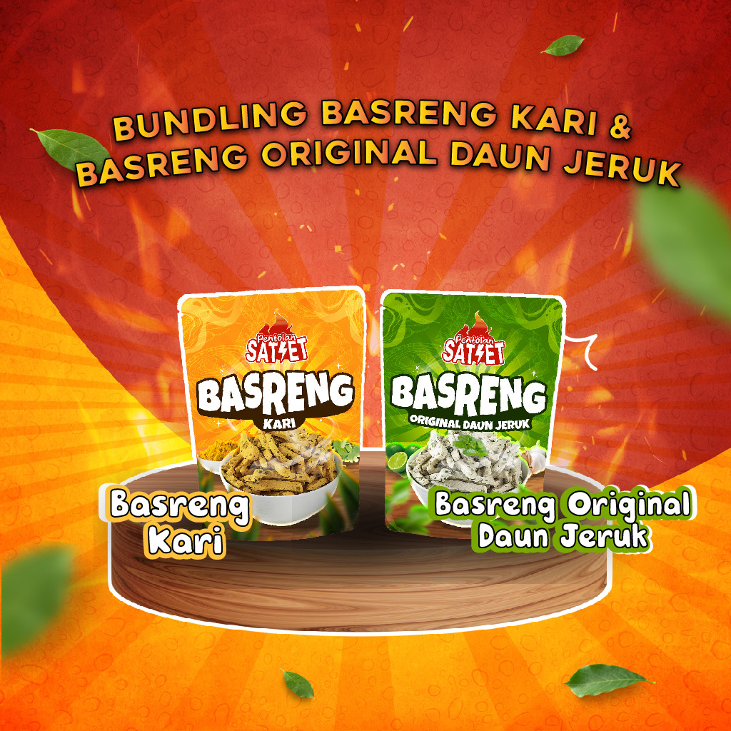 

Pentolan Satset Paket Bundling Basreng Original Daun Jeruk dan Kari (Dapat 2)