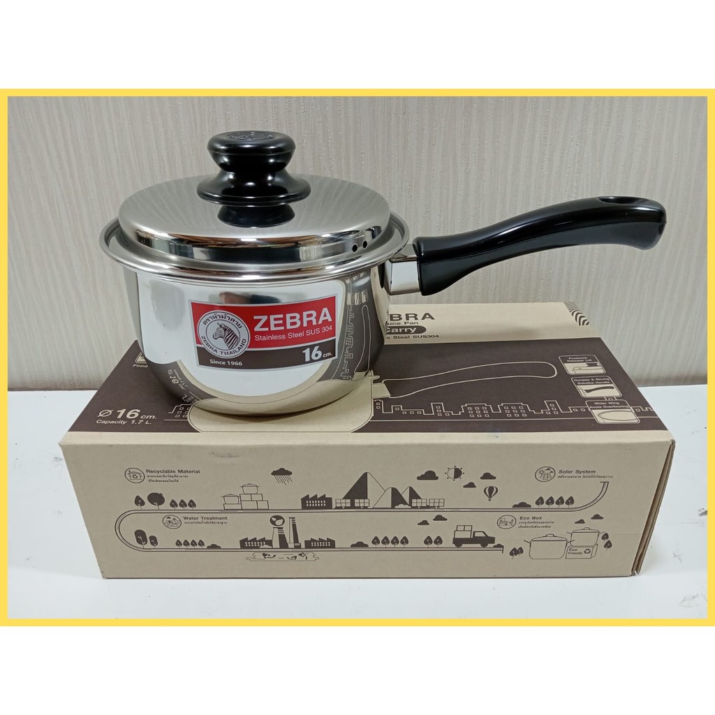 Panci Ganggang Panjang Zebra 16cm