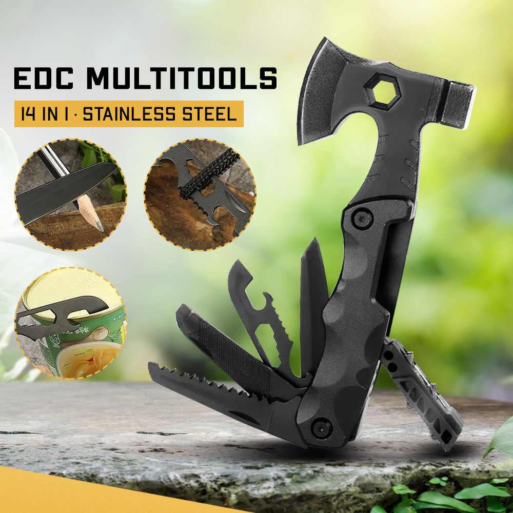 

Palu Multifungsi Obeng Kunci Pas Portable EDC Multitools 14 in 1