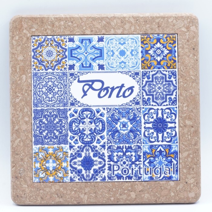 Hiasan Meja Makan Tatakan Gelas Piring Big Coaster Coasters Wood Ornate Porto Portugal Barcelona  Sp