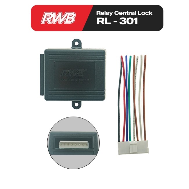 KLIKMAUSHOP Modul Relay Central Lock Mobil Universal RWB
