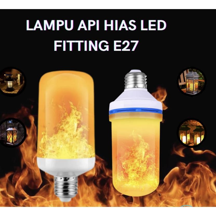 lampu api led e27 besar/bohlam obor led e27-autolux-Flame effect 3in1