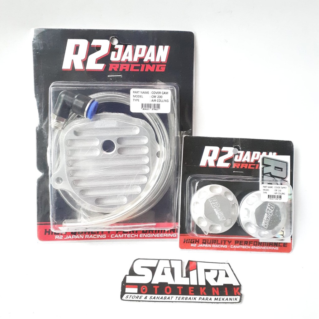 

Tutup Noken As Sentrik Timing Teming + 2 Tutup Klep Motor Honda Tiger CRF 230 Merk R2 Japan kh