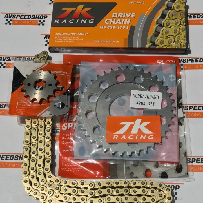GEAR GIR SET TK 428 HONDA GRAND / SUPRA 100 / ASTREA / SUPRA FIT LAMA - 13T , 35T