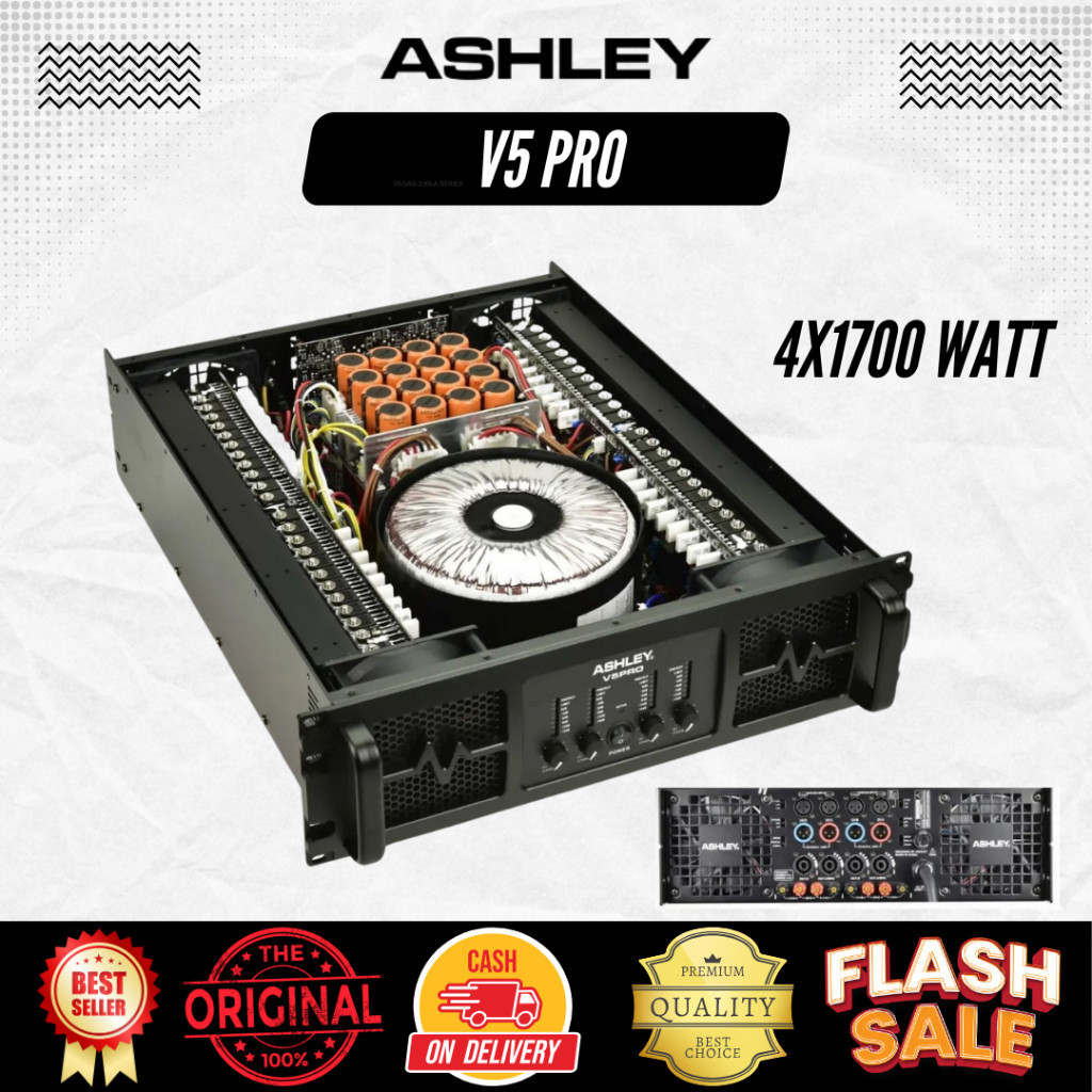 Power 4 Channel Ashley V5 Pro Original