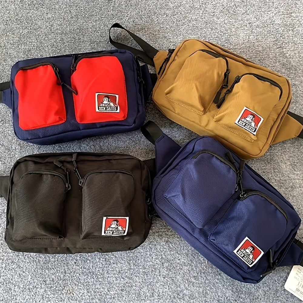 ori~Tas dada Ben Davis Jepang versi Jepang tas pinggang tren rekreasi baru tas kurir