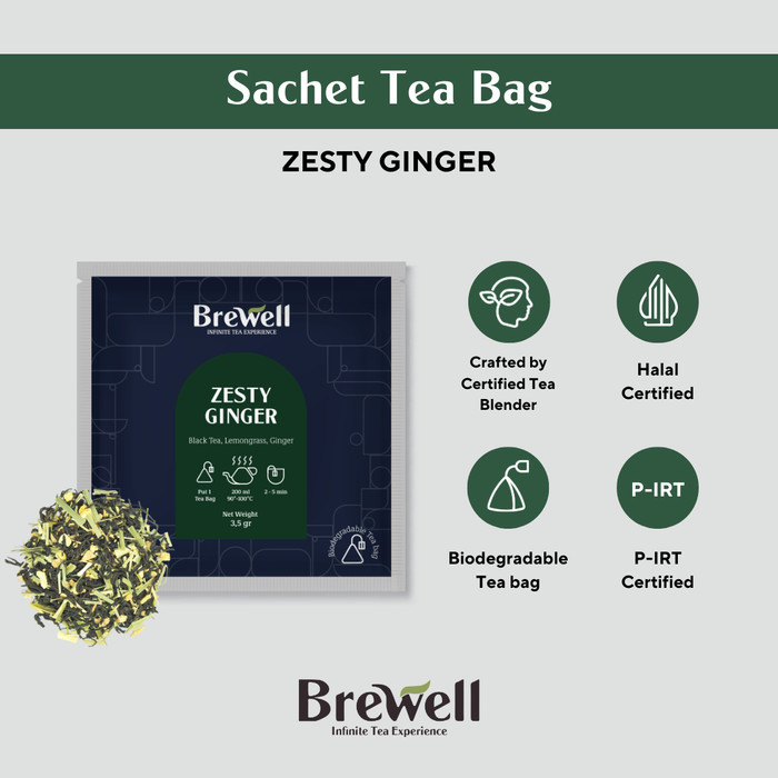 

BREWELL | WELLNESS SERIES - PREMIUM TEA BAG SACHET