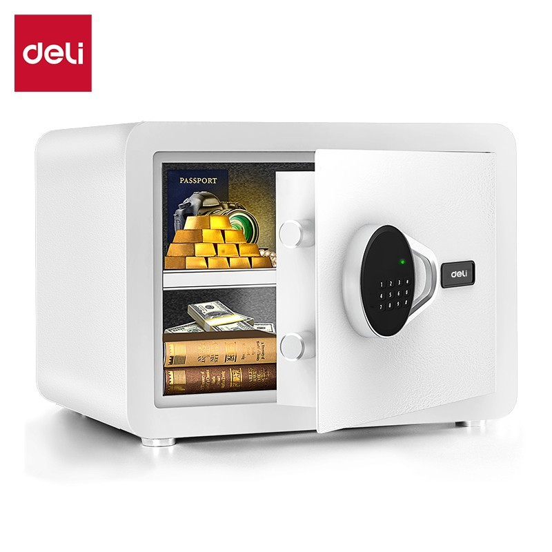 

DELI Safe Box ET541 Solid Steel PUTIH - Brankas Digital DELI ET 540 Safety